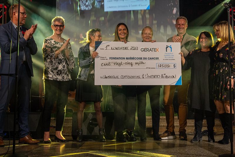 Cancerto 2023 : plus de 125 000 $ récoltés pour les Estriens atteints du cancer